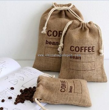 Jute coffee bean bags