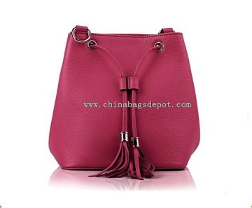 PU leathe drawstring bag